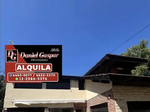 ALQUILER – CASA 4 AMBIENTES C/2 COCHERAS – MATHEU