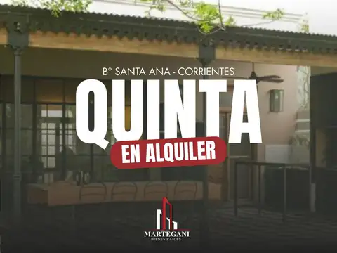 Alquiler Casa Quinta Estilo Colonial en Barrio Buena Vista, Santa Ana, Corrientes