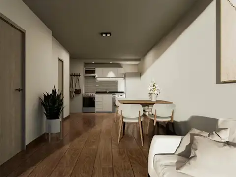 Departamento 2 ambientes con 1 baño