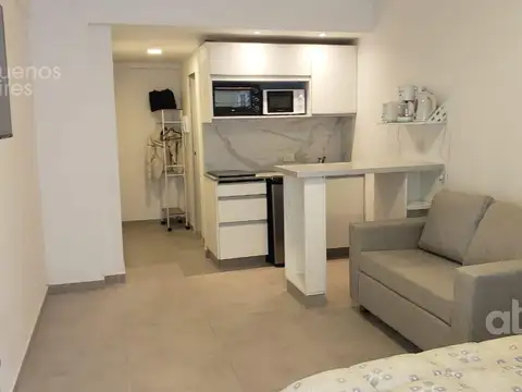 Departamento Monoambiente amoblado con balcón en Recoleta Alquiler temporario