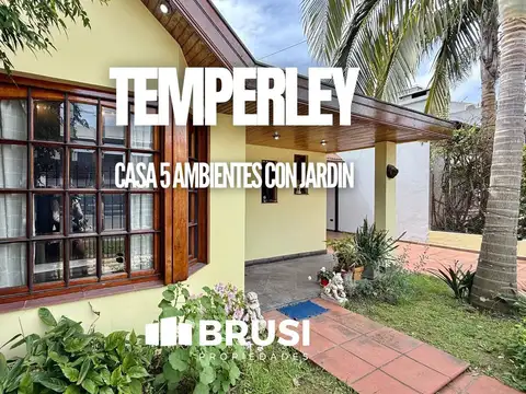 CASA EN VENTA EN TEMPERLEY - 4 AMBIENTES - PARQUE