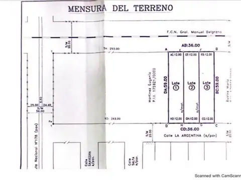 VENTA/PERMUTA - Terreno de 2124m2, ideal inversor o para proyecto comercial. Las Rosas, Santa Fe.