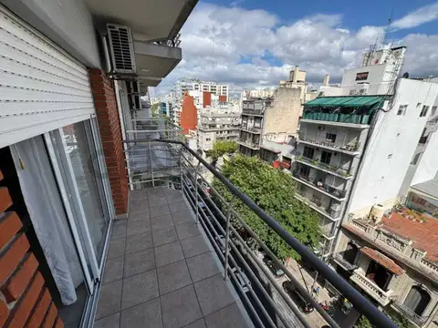 ALQUILER MONOAMBIENTE AMOBLADO CON BALCON AL FRENTE EN PALERMO