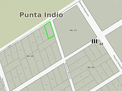 Terreno en Venta de 1050,0 m2