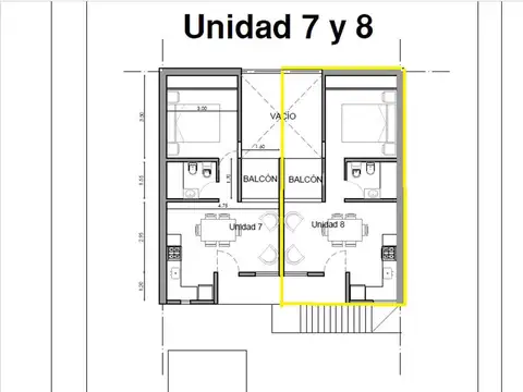 Departamento en Venta de 1 dormitorio