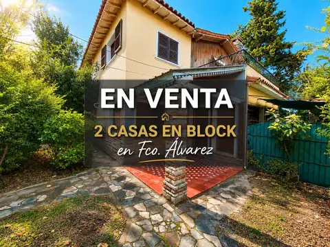 DOS CASAS 4 AMBIENTES VENTA FRANCISCO ALVAREZ