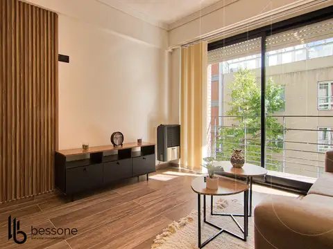 Departamento 2 AMBIENTES Amoblado Reciclado Plaza Colon