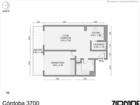 Departamento en Venta de 2 ambientes