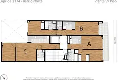 Laprida 1374 de 35 Unidades en Barrio Norte