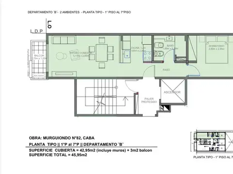 Departamento en Venta en Liniers, USD 75.000
