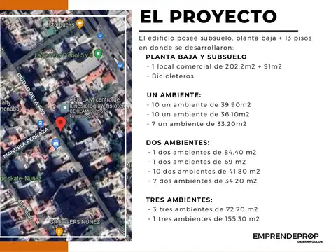 Departamento en Venta en Lomas de Nuñez, USD 109.000