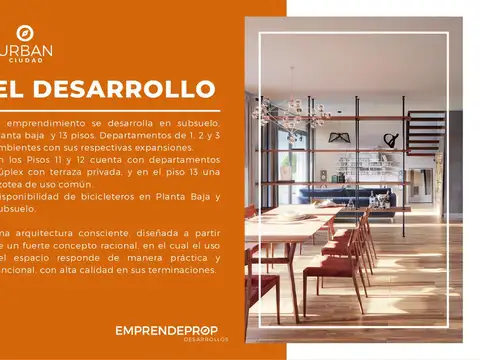 Departamento 2 ambientes con 1 baño