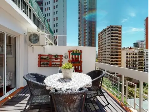 Alquilo Temporario Palermo, 2 ambientes con balcón terraza 2 PAX
