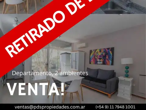 ¡VENTA! Departamento 2 ambientes en Villa Urquiza