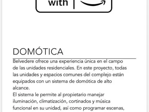 Departamento en Venta con 1 cocheras