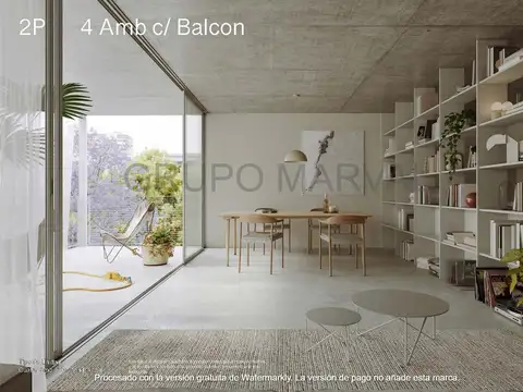 Departamento en el emprendimiento ITALIA 521