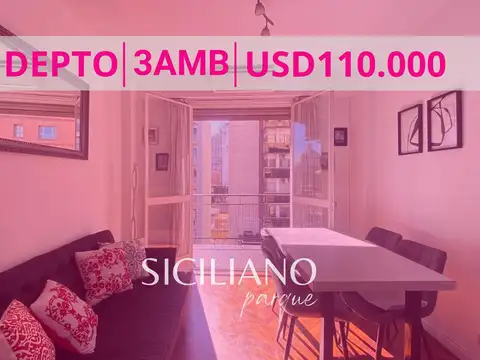 Depto - San Telmo - 3 amb. reciclado c/balcón al frente - 57m²