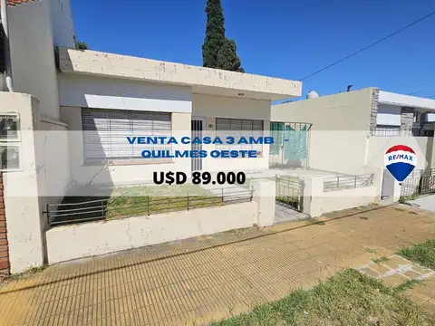 VENTA CASA QUILMES OESTE