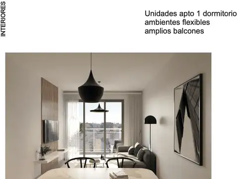 Departamento 3 ambientes con 2 baños