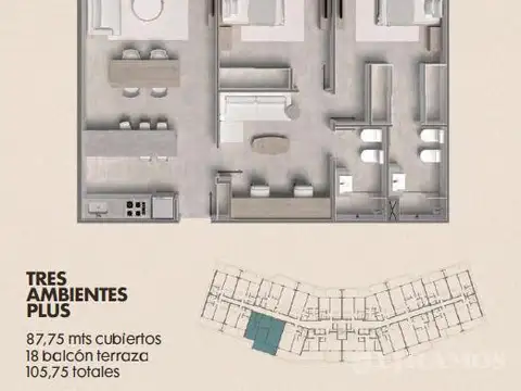 Departamento en Tortugas Woods KM 38, 5 Panamericana Ramal Pilar