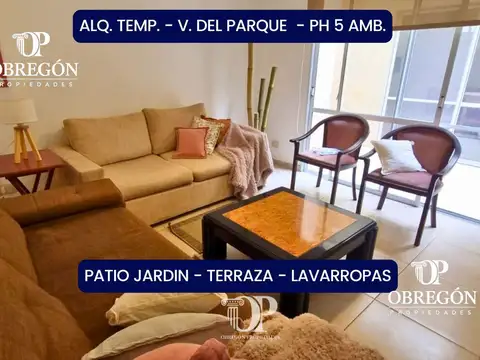 Alquiler Temporario PH s/Expensas Villa del Parque Melincue 2600