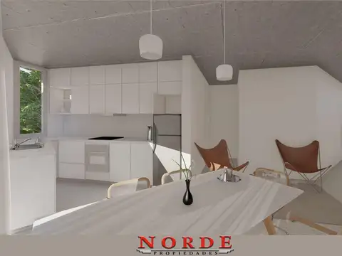 Departamento 2 ambientes con 1 baño