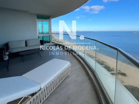 Espectacular departamento de 4 suites frente al mar en venta, Exclusiva Torre Fendi Chateau