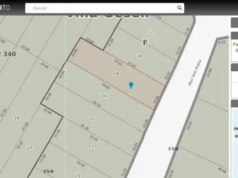 Terreno en Venta en Mar Azul, USD 55.000