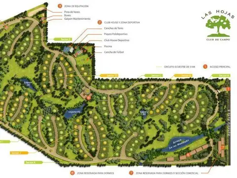 MLM. Increíble lote interno en Club de Campo Las Hojas.
