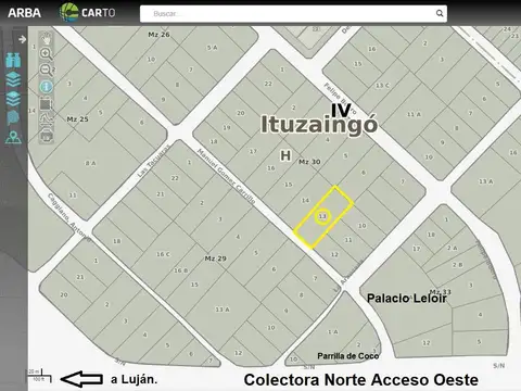 Oportunidad Venta lote 1345 m2 El Jagüel, Ituzaingó