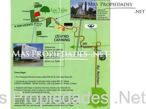 Venta Lote interno en Los Talas Canning