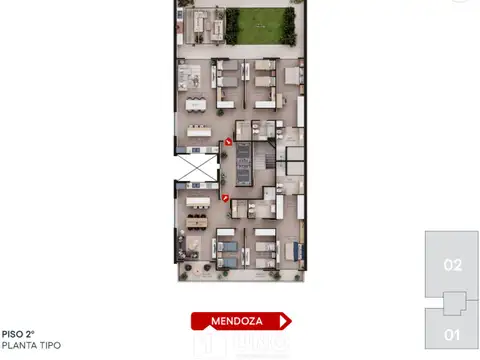 Departamento en Venta de 1 dormitorio