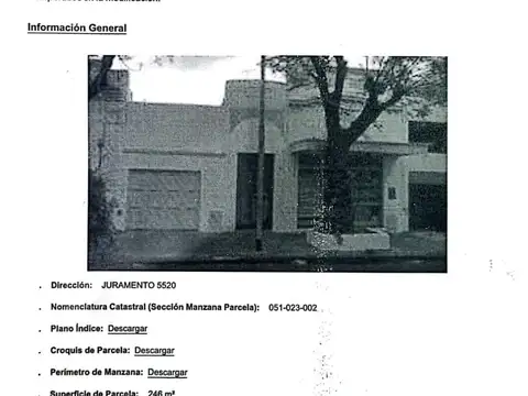 Terreno en Venta 952  mts Frente