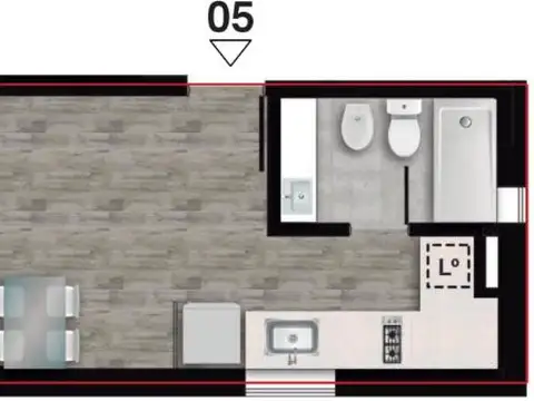 Departamento en Venta de Monoambiente