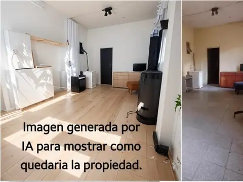 Depto Tipo Casa 3 ambientes con 1 baño