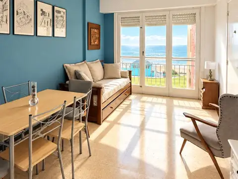 VENTA DEPTO 2 AMB FRENTE AL MAR - MIRAMAR