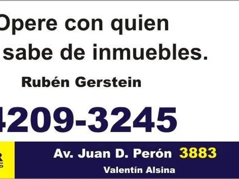 Depto Tipo Casa 3 ambientes con 1 baño