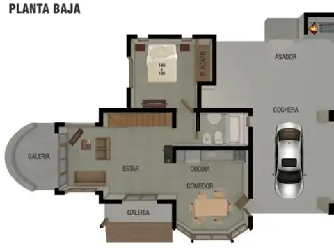 Casa en Venta con 2 cocheras
