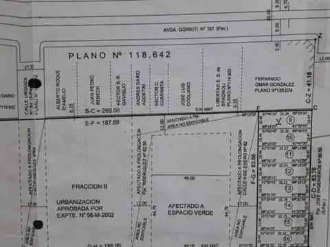 Se Vende Terreno apto para Galpón - Norte Santa Fe