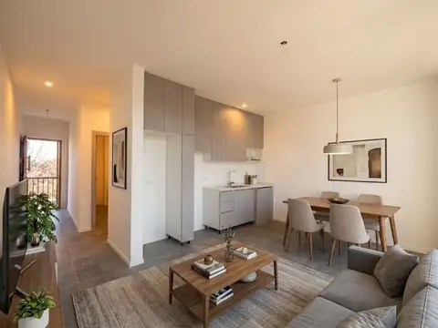 Departamento 2 ambientes con 1 baño