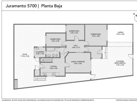 Casa 6 ambientes con 2 baños