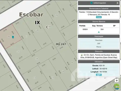 BARRIO ALTOS DE GARIN | OFRECE FINANCIACION 40% CON POSESION, LOTE CON ESCRITURAR !!