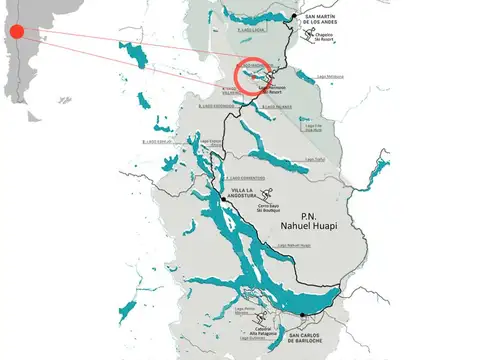 VENTA - Campo costa de lago 202 has con propyecto aprobado por APN - Lago Hermoso.