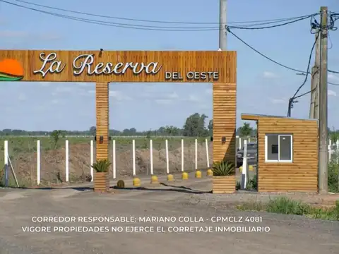 Terreno en Venta 10  mts Fondo