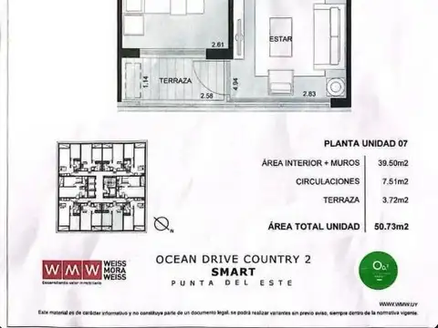 Departamento en Venta de 2 ambientes