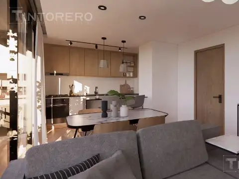 Departamento 2 ambientes con 1 baño