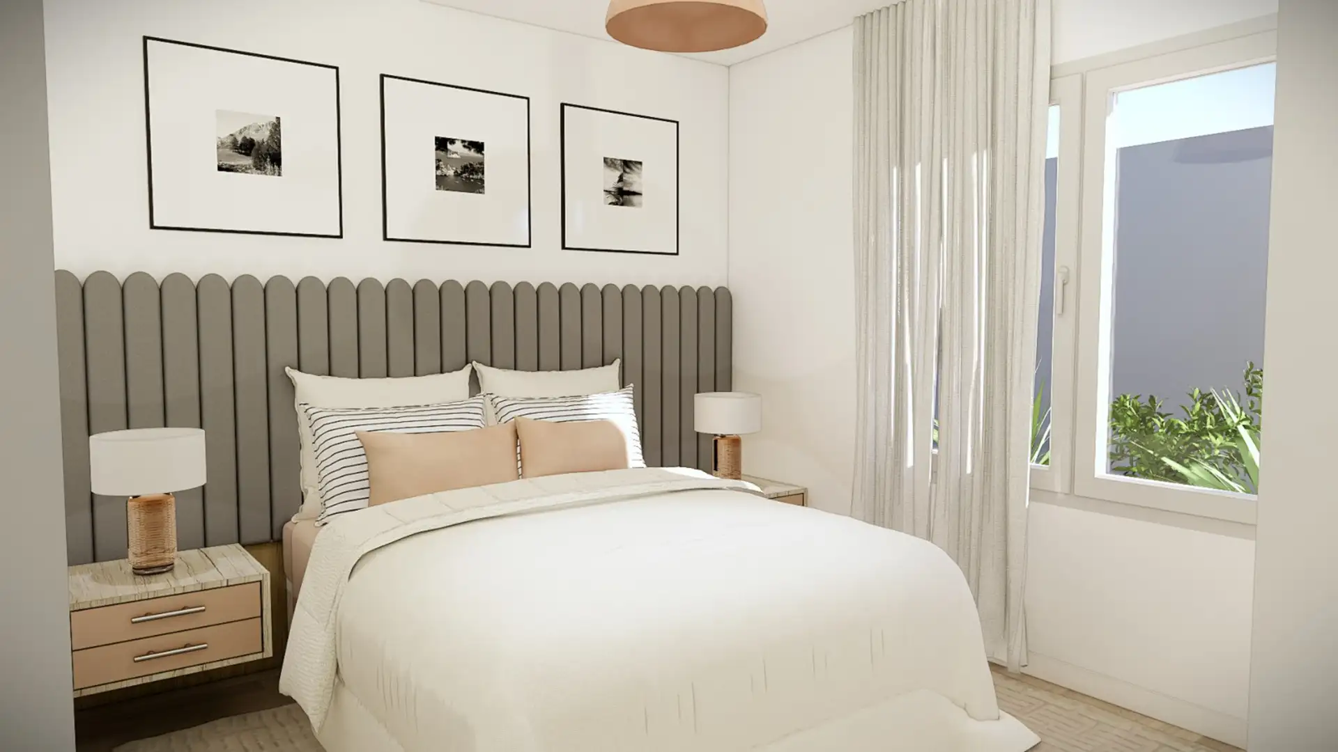 Depto 2 amb 34 m² en pozo con balcón y cochera — 1 dorm, Langueyú y Vivot