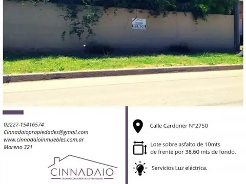 Lote - Venta - Argentina, Lobos