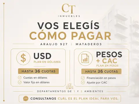 Departamento en Venta de Monoambiente