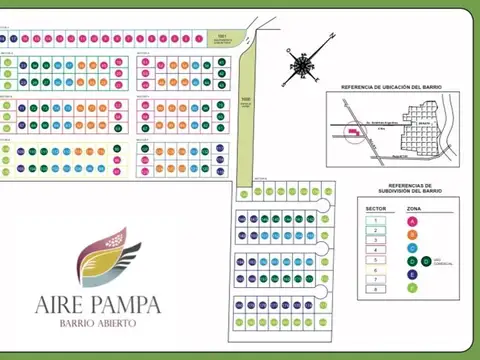 Terreno en venta en Barrio abierto Aire Pampa